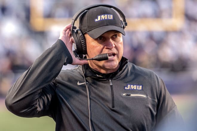 JMU coach Houston (shown last month) dispelled two rumors during Thursday's teleconference.