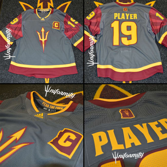 Arizona State Sun Devils Game Worn Jerseys — Desert Hockey Threads