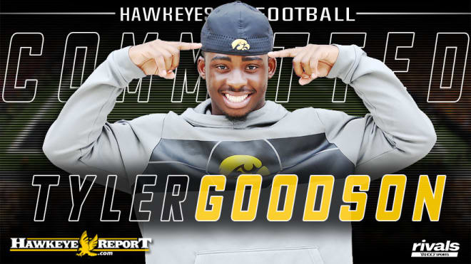 Georgia running back Tyler Goodson committed to the Iowa Hawkeyes today.