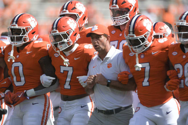 Dabo Swinney and Clemson have opened 3-1.