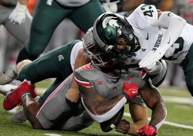 Malik Spencer is second on Michigan State in tackles this season with 77.