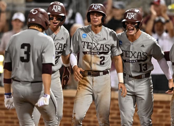 The Aggies are on their way back to Omaha.