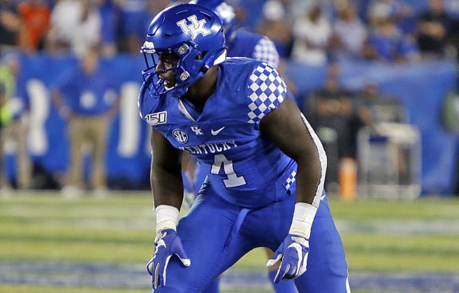 Kentucky defensive lineman Josh Paschal is expected to be one of the Cats' leaders in 2020. 
