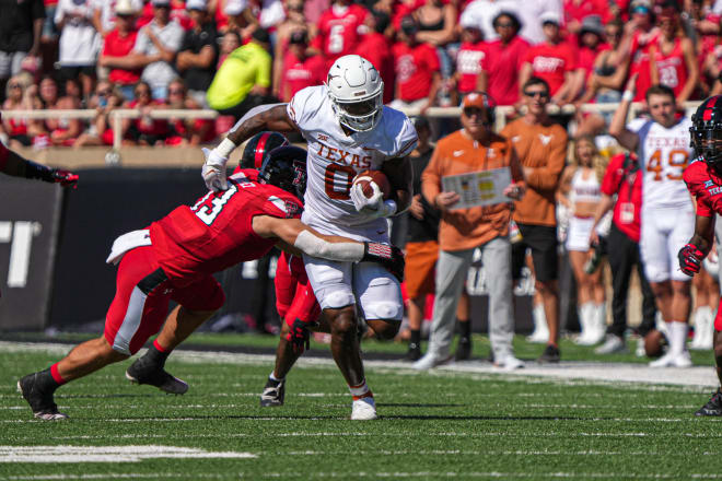 Rodriguez makes a tackle in the Red Raiders' win over Texas