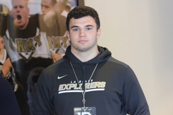 Defensive tackle during his unofficial visit to West Point for the Spring Game and Junior Day