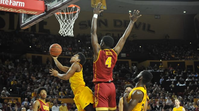 Tra Holder's two made free throws with 6.9 seconds guaranteed ASU's victory