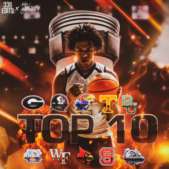 North Carolina is in De'Ante Green's top ten 