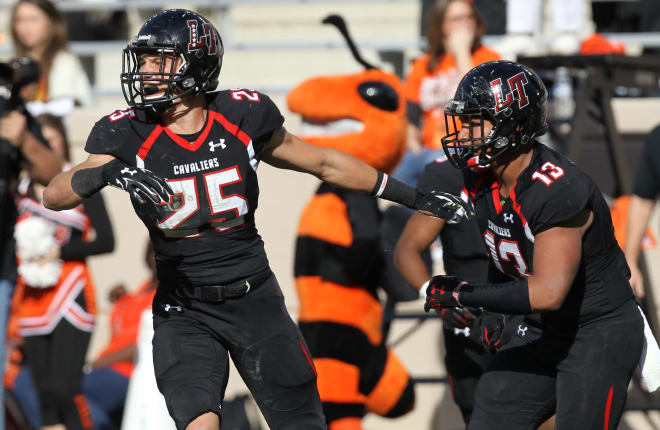 Hiller (25) helped lead Lake Travis to the 2015 Texas state championship game last season.