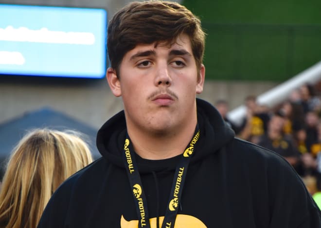 Class of 2020 offensive lineman Joe Lilienthal visited Iowa earlier this season.