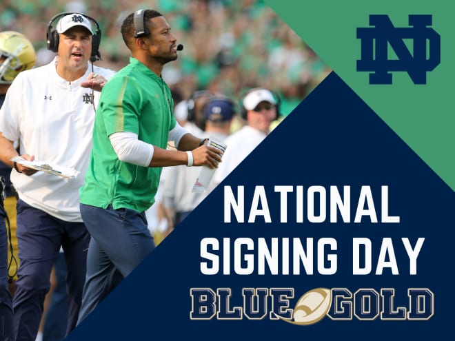 Notre Dame Fighting Irish football coach Marcus Freeman