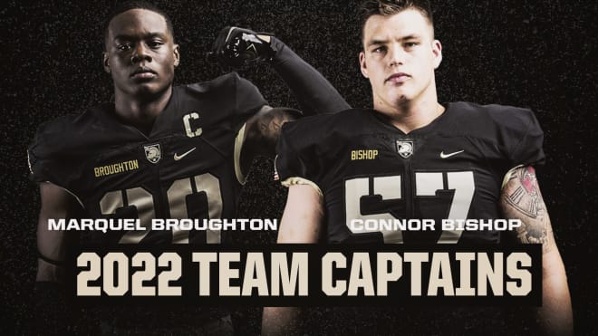 The 2022 Army Black Knights Football Captains