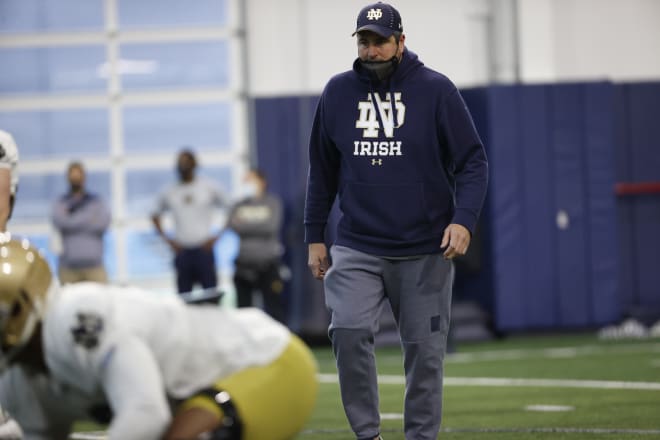 Notre Dame Fighting Irish football recruiting coordinator Mike Elston