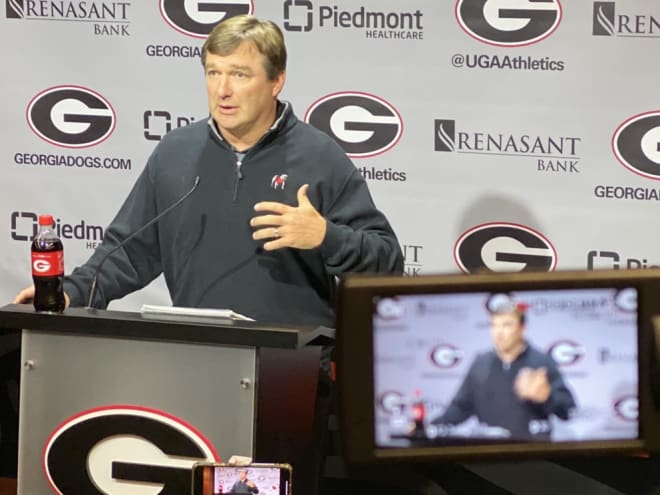 Kirby Smart said he's still getting used to Zoom.