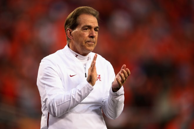 Alabama head coach Nick Saban. Photo | Getty Images 