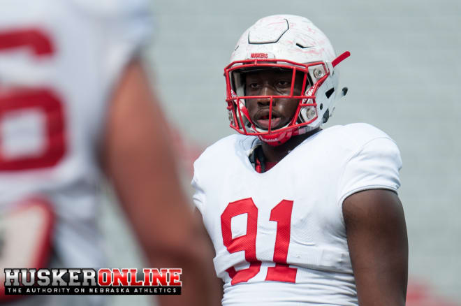 Freedom Akinmoladun transitioned to a 3-4 defensive end better than some had expected this spring.