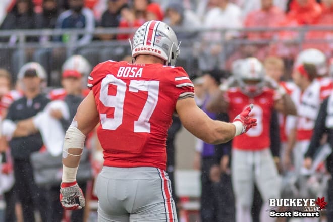 Nick Bosa was the highest-ranking Buckeye on the list, at No. 4.