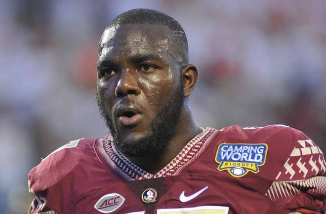 Florida State junior left tackle Roderick Johnson is a two-time ACC Jacobs Blocking Trophy winner.
