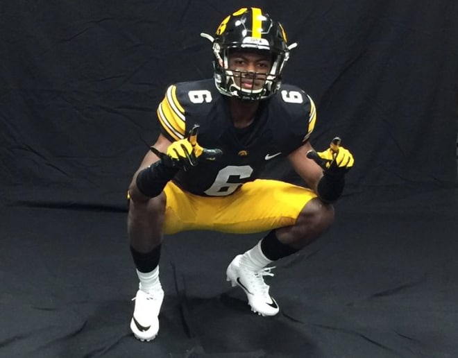 Florida wide receiver Calvin Lockett made his official visit to Iowa this weekend.