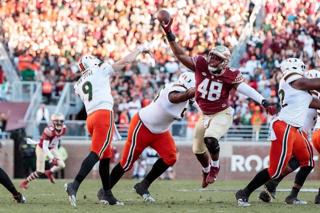 Defensive tackle Jarrett Jackson