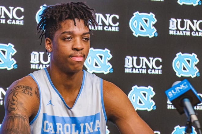UNC freshman Armando Bacot met with the media Tuesday and had some interesting things to say about speed, the Bahamas and more.