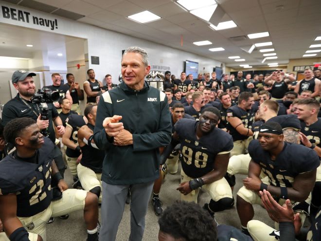 Army Head Coach Jeff Monken and the Black Knights