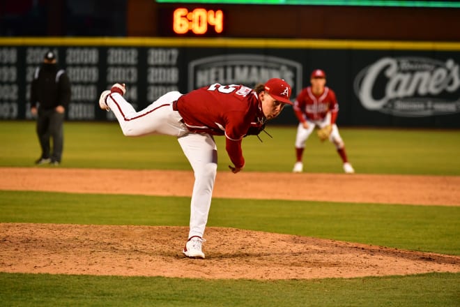 Jaxon Wiggins hasn't pitched the last two weekends, but he could possibly start against Georgia.