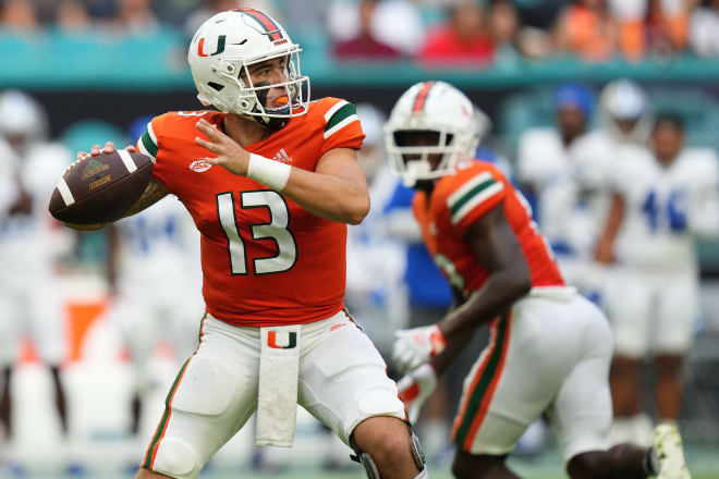 Former Miami (Fla.) QB Jake Garcia is heading to Missouri (USA Today Sports)