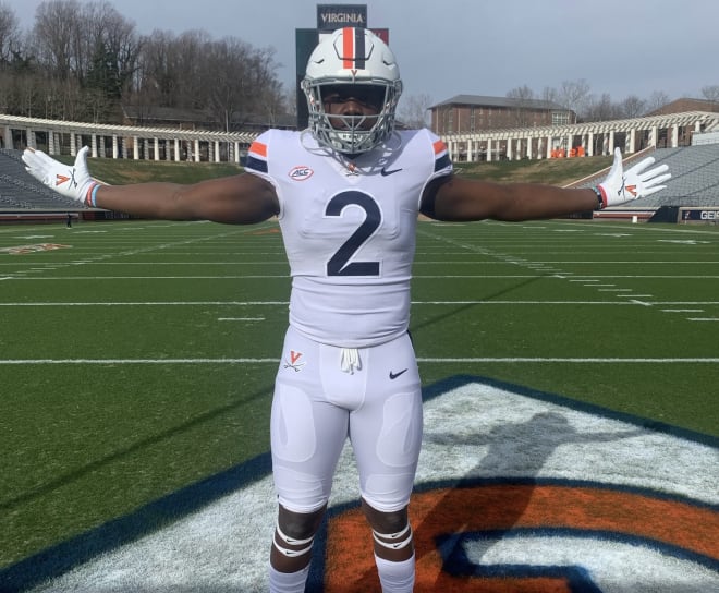 Three-star DL Armel Mukam is looking forward to being back at UVa soon for his official visit.