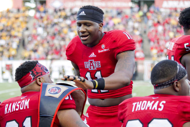 ASU defensive end Ja'Von Rolland-Jones enters his senior season as the NCAA's active leader in career sacks (30.5) and tackles for loss (1.26/game)