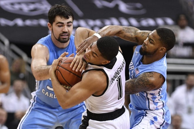 Luke Maye bounced back from his performance at Georgia Tech with a big one Saturday at Louisville. 