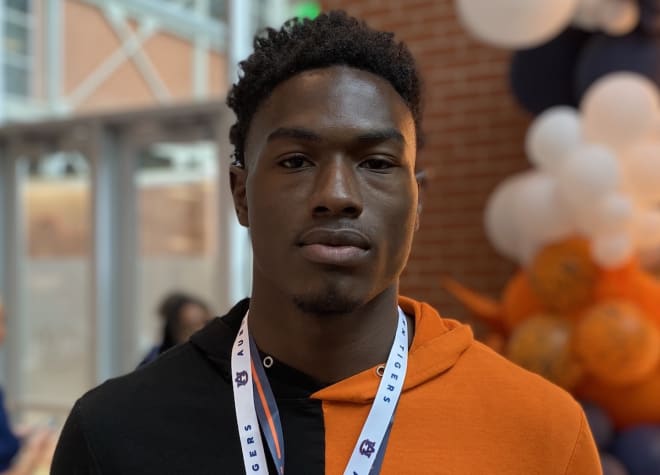 Amir Jackson visited Auburn for A-Day Saturday.