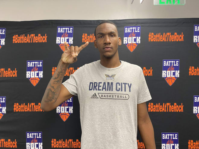 NC State senior center signee Shawn Phillips of Glendale (Ariz.) Dream City Christian played in front of NC State coaches last Thursday and Friday in Rock HIll, S.C.