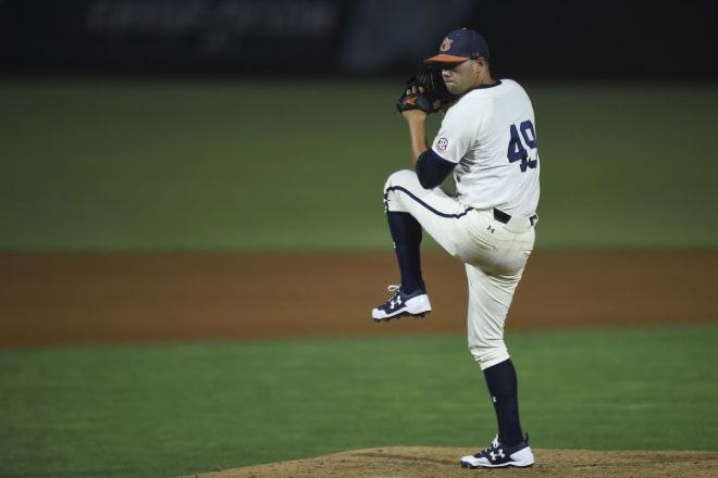 Cole Lipscomb has been a key part of Auburn's bullpen this this season.