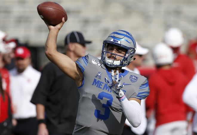 Memphis quarterback Brady White (Tim Warner/Getty Images)