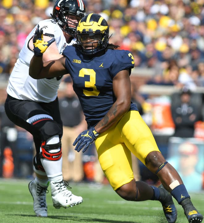 Junior end Rashan Gary is expected to have a breakout season.