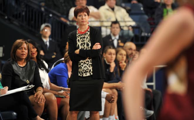 Head coach Muffet McGraw’s Fighting Irish are 54-1 against ACC foes since joining the league.