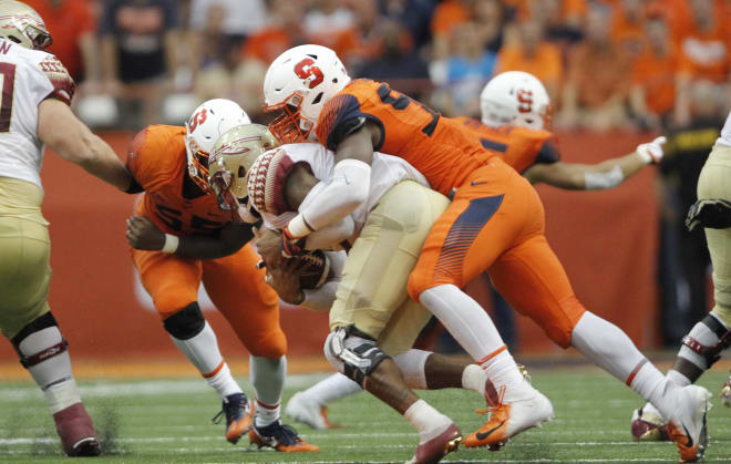 Jake Pickard and Syracuse whipped Florida State 30-7.