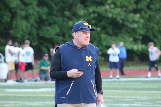 Ed Warinner is in his first year at Michigan.