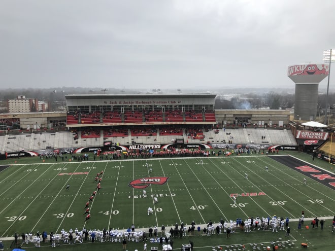 Western Kentucky defeated rival Middle Tennessee on Saturday to finish the regular season with eight wins. 