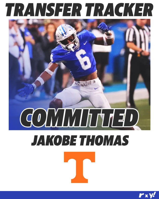 Transfer safety Jakobe Thomas commits to Tennessee after previously landing at Oregon State.
