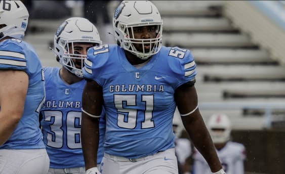 Columbia walk-on defensive lineman Quentin Autry (51) is Notre Dame's latest transfer-portal addition.