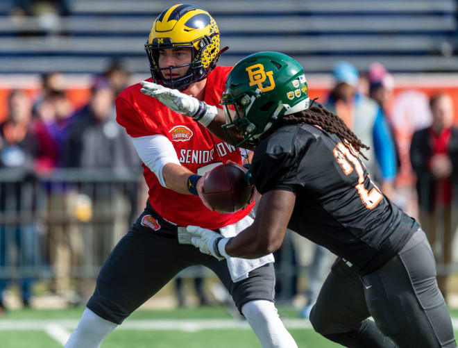 Michigan Wolverines football quarterback Shea Patterson compiled a 23-8 touchdown-to-interception ratio this year.
