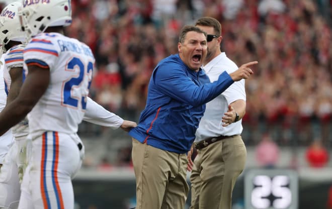 Florida improved from four wins to 10 wins in Dan Mullen's first season as head coach.