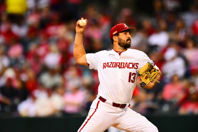 Connor Noland threw eight innings, but took the loss Friday night against Ole Miss.