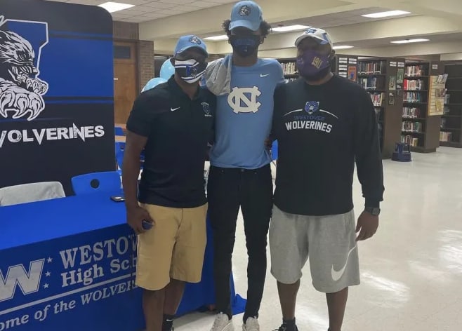 D'Marco Dunn hosted a signing event last Friday and afterward spoke with THI about officially becoming a Tar Heel.