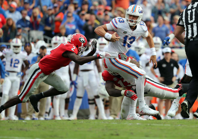 Feleipe Franks has faced Georgia twice during his career.