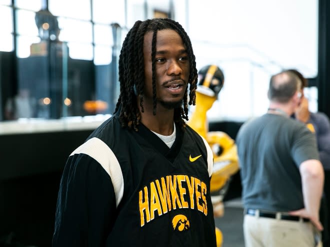 Jermari Harris is back after missing the first two games of the season for Iowa. 