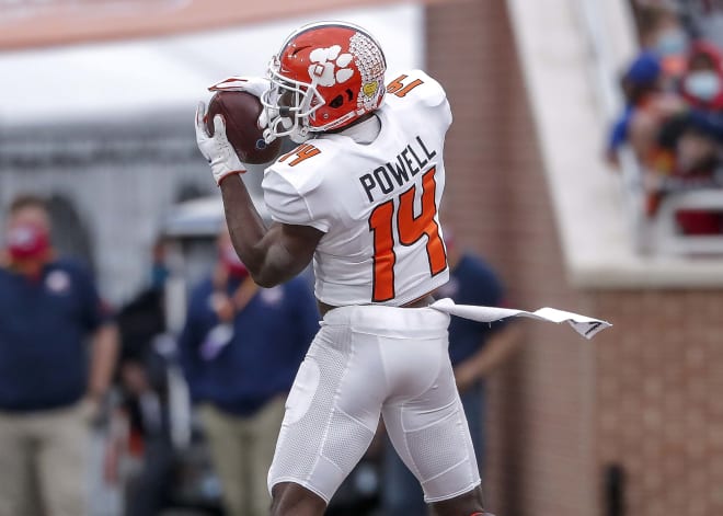 Former Clemson wide receiver Cornell Powell is shown here at the Reese