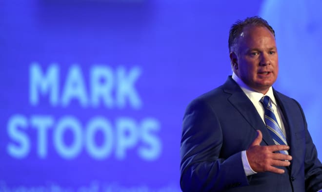 Mark Stoops is entering his fifth season as UK's head coach. (Photo by USA Today)