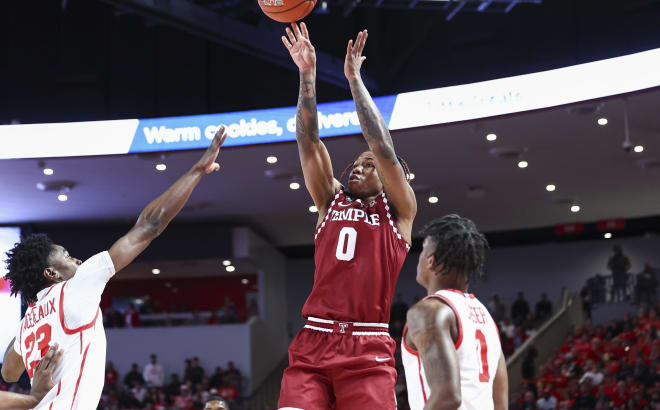 Temple transfer Khalif Battle has committed to Arkansas.
